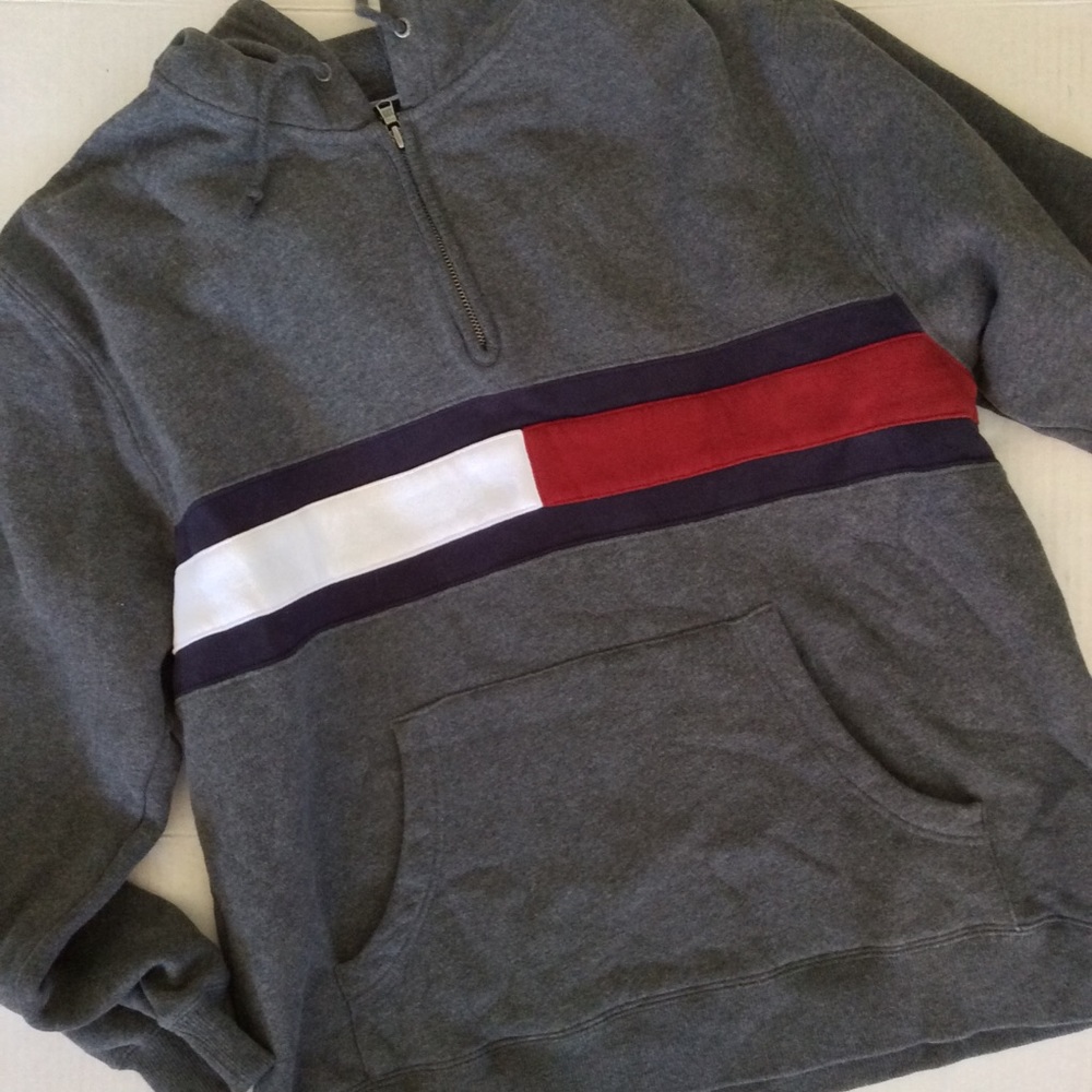 TOMMY HILFIGER CLASSIC STRIPE HOODIE UNISEX